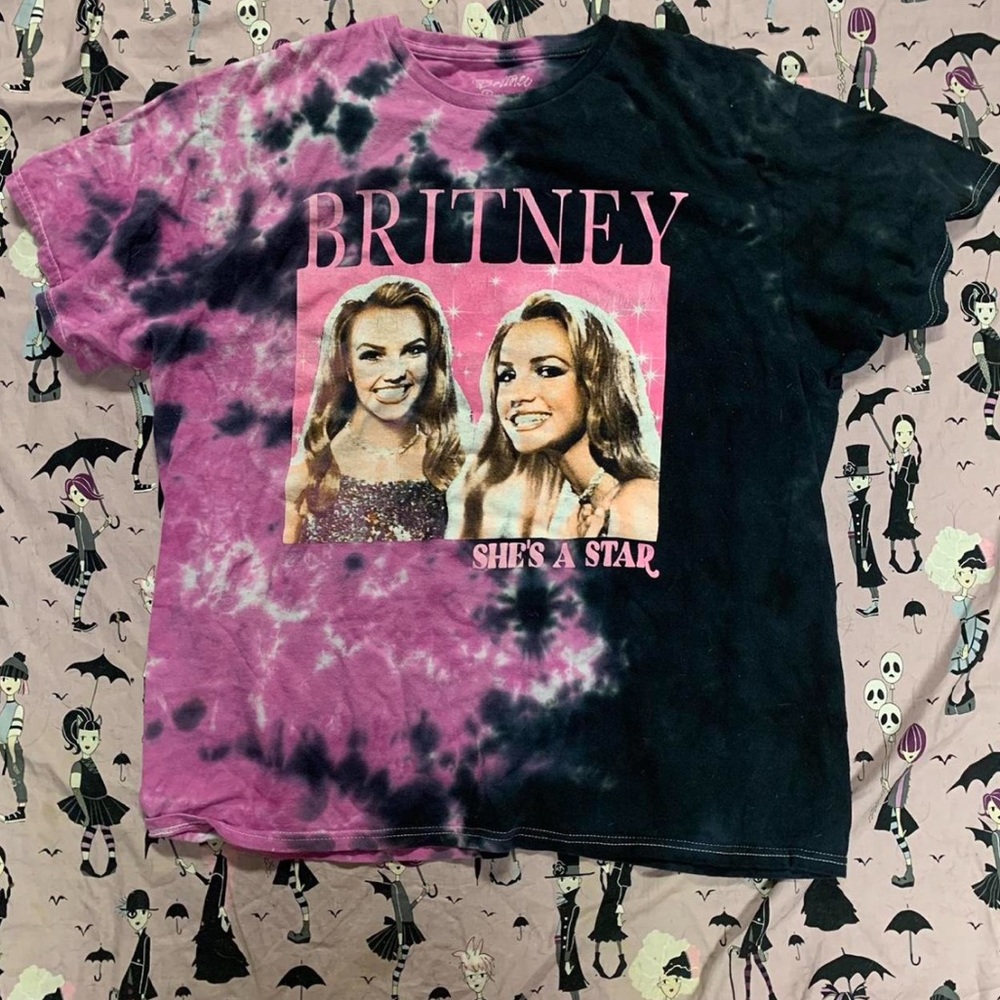 Britney Spears Tye-Dye T-Shirt